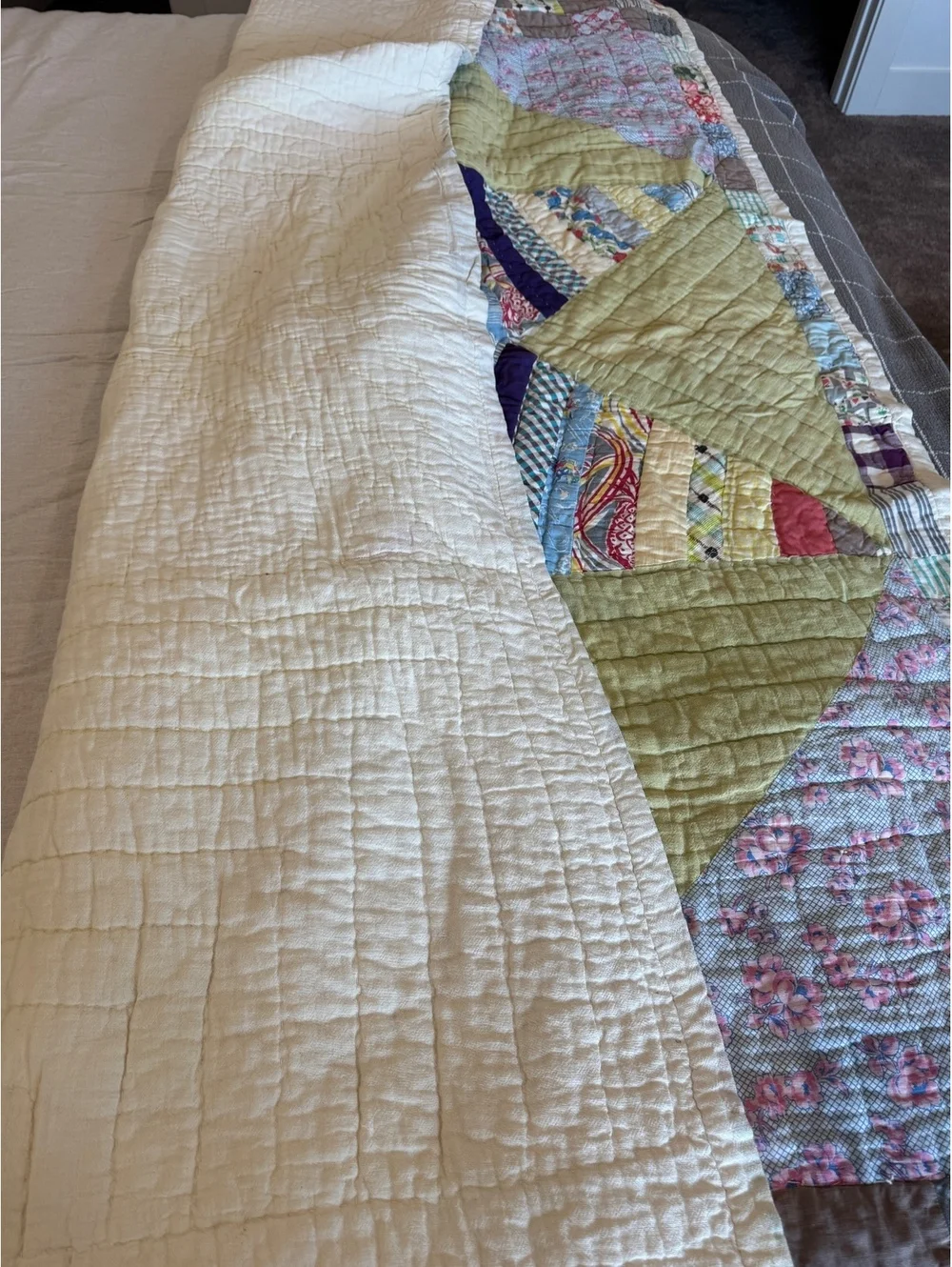 Vintage/ Antique String Star Quilt size 60x76